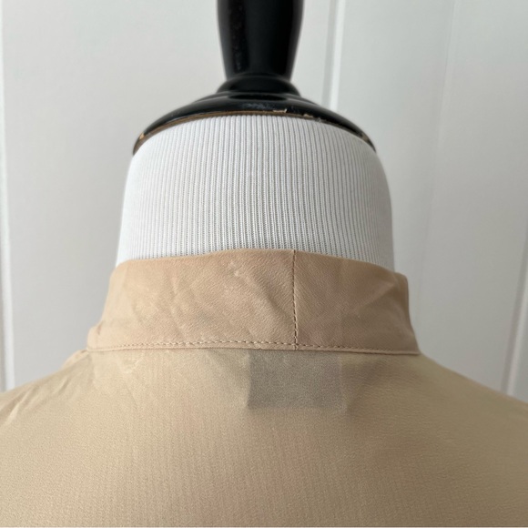 50s style Short Sleeve Tie Neck Blouse - Picture 4 of 6